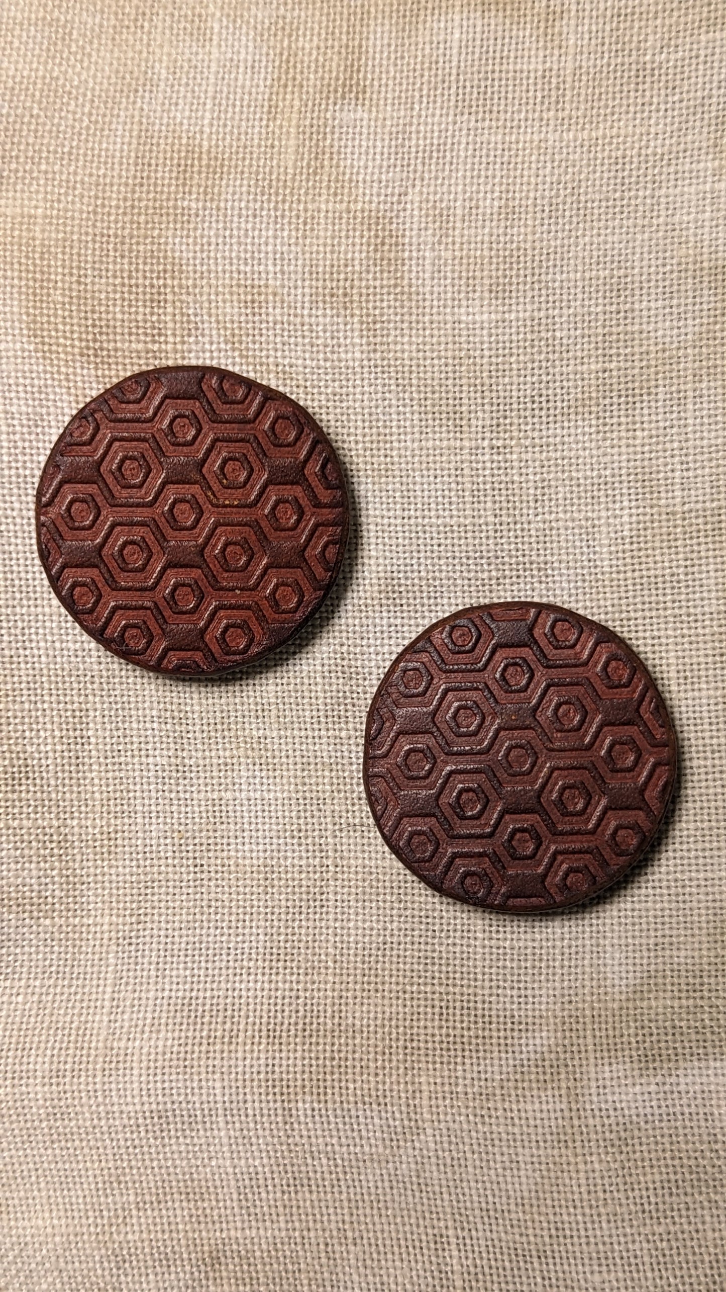 Hex Leather Needle Minder