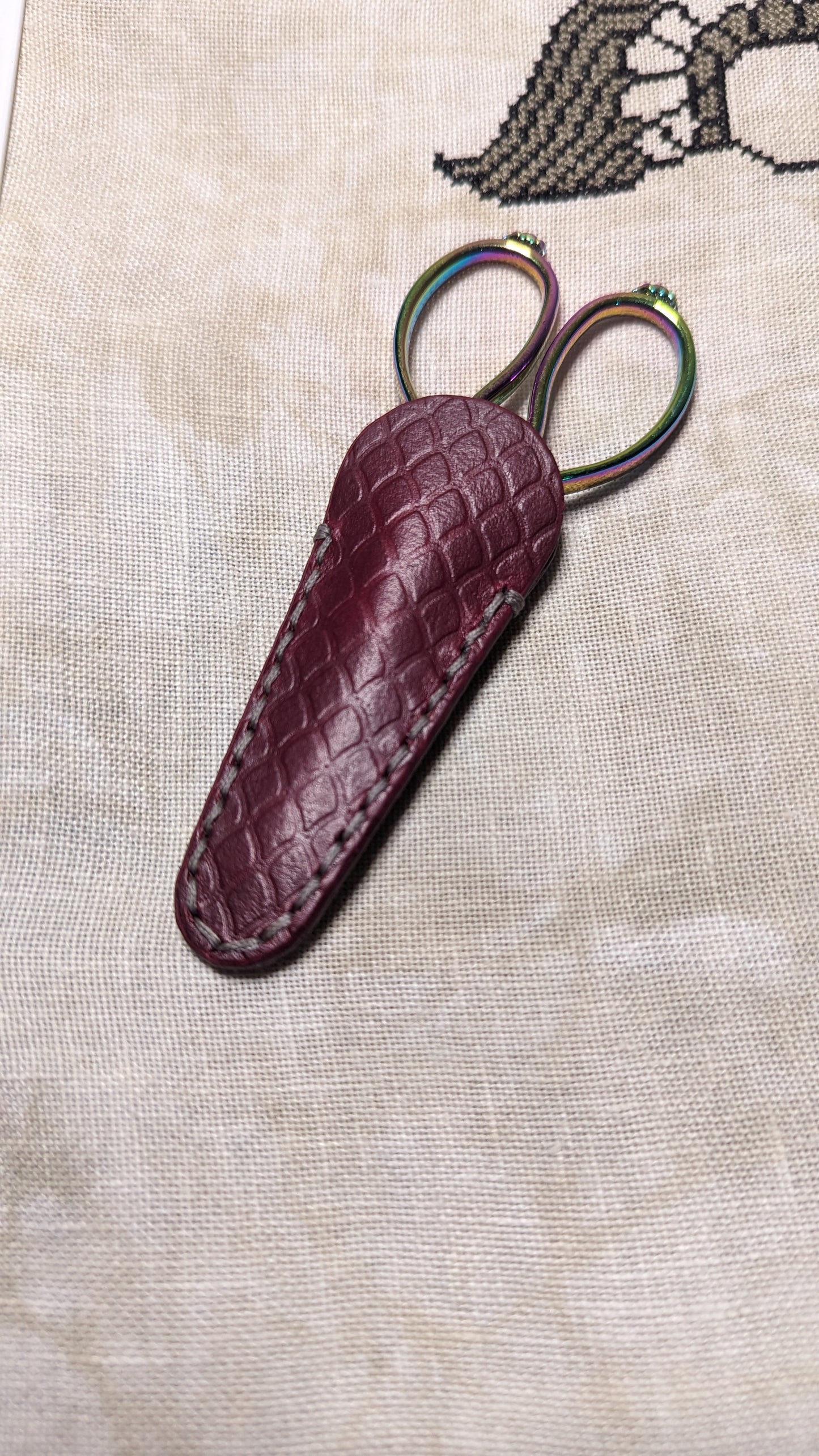 Dragon Scale Scissor Sheath